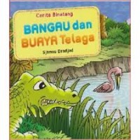 Bangau dan buaya telaga