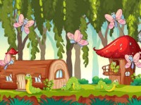 Image of Baju bercorak bintang