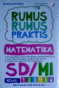 Rumus-rumus praktis matematika SD/MI kelas 1,2,3,4,5 dan 6