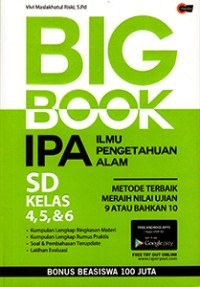 Big book IPA SD kelas 4,5 & 6