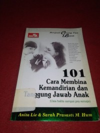 Image of 101 cara membina kemandirian dan tanggung jawab anak
