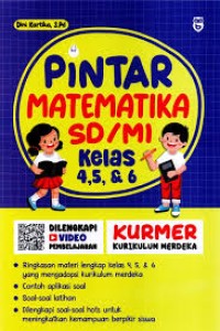 Image of Pintar matematika SD/MI kelas 4.5 & 6