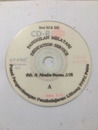 Panggilan Melayani / Dedication Service : Sesi XI & XII (Disc A)