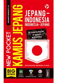 New Pocket Kamus Jepang Jepang Indonesia; Indonesia-Jepang