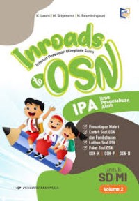 Inroads to OSN IPA Vol. 2 untuk SD/MI