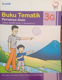 Buku Tematik 3G : Peristiwa Alam