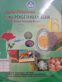 Image of Buku Pelajaran Ilmu Pengetahuan Alam : untuk Siswa Sekolah Dasar 6