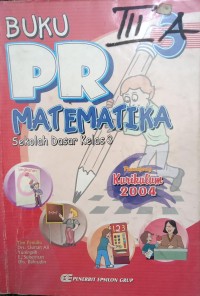 Buku PR Matematika : Sekolah Dasar 3