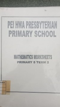 Mathematics Worksheets 5 Semester 2