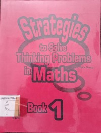 Strategies To Solve Thinking Problems in Maths 1