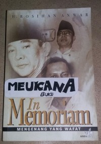 In Memoriam : mengenang yang wafat