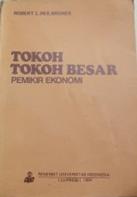 Tokoh-tokoh Besar Pemikir Ekonomi