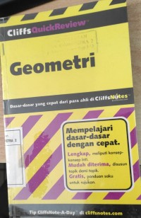 CliffsQuickReview Geometri