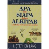Apa dan Siapa Dalam Alkitab