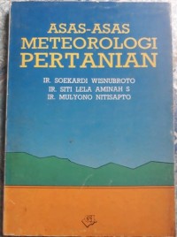 Asas-asas Meteorologi Pertanian