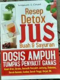 Resep Detox Jus buah dan sayuran