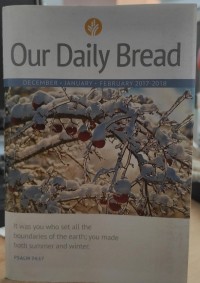 Our Daily Bread: December,January,February 2017-2018