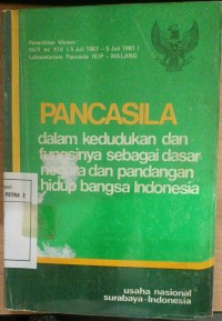 Pancasila Dalam Kedudukan dan Fungsinya Sebagai Dasar Negara dan Pandangan Hidup Bangsa Indonesia
