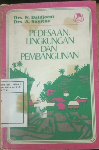 Pedesaan, Lingkungan dan Pembangunan