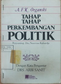 Tahap Tahap Perkembangan Politik