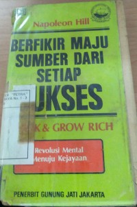 BERFIKIR MAJU SUMBER DARI SETIAP SUKSES