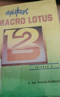 APLIKASI MACRO LOTUS 1-2-3 RELEASE 3