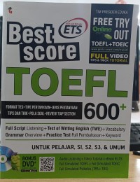 Best Score Soal-soal Standar Ets Toefl