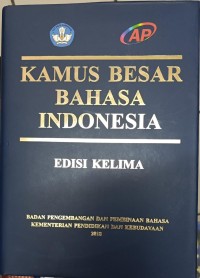 Kamus besar bahasa Indonesia Edisi Kelima