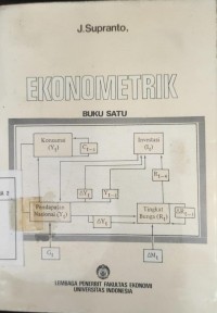 Ekonometrik Buku Satu