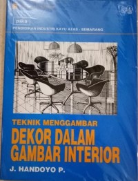 Teknik Menggambar Dekor Dalam Gambar Interior