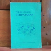 Pokok-pokok Perpajakan