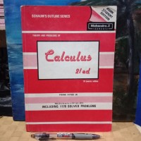 Theory and problems of Calculus 2/ed