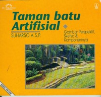 Taman Batu Artifisial: gambar perspektif, Sketsa dan Komponennya