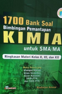 1700 Bank soal bimbingan pemantapan kimia untuk SMA/MA