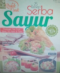 25 Resep serba sayur
