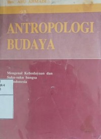 Antropologi budaya