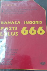 Bahasa inggris pasti lulus 666