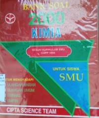 Bank soal 2000 kimia untuk sisswa SMU