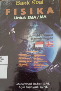 Bank soal fisika untuk SMA/MA edisi bilingual Indonesia-Inggris