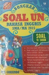 Bongkar soal UN bahasa Inggris SMA/MA 2015