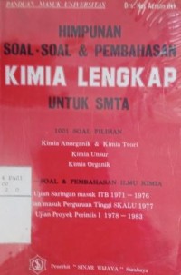 Himpunan soal-soal & pembahasan kimia lengkap untuk SMTA