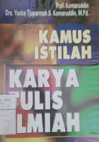 Kamus istilah karya tulis ilmiah