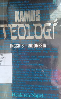 Kamus Teologi ; Inggris-Indonesia