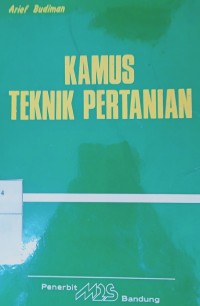 Kamus teknik pertanian