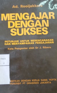 Mengajar dengan sukses