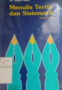 Menulis tertib dan sistematik