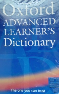 Oxford advanced learner's dictionary