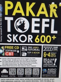 Pakar TOEFL skor 600+