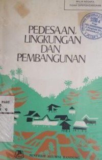 Pedesaan, lingkungan dan pembangunan