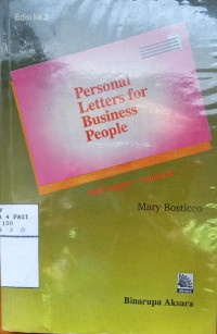 Personal Letters For Business People